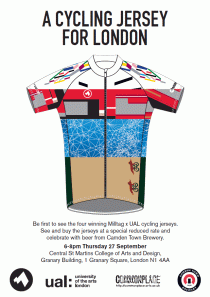 Cycle Jersey Exhibition flyer
